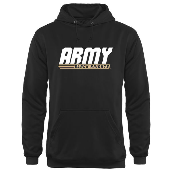 Men NCAA Army Black Knights Billboard Hoodie Black->customized ncaa jersey->Custom Jersey